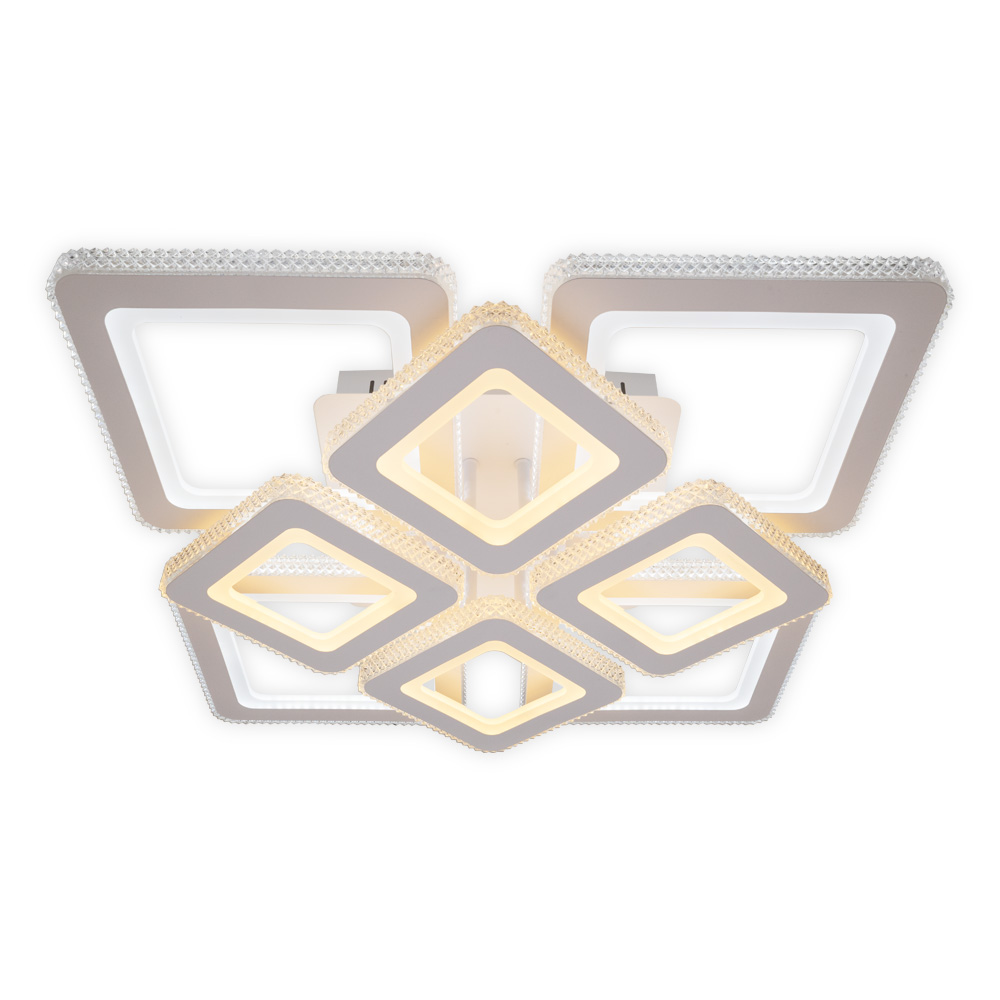 [7917] Світлодіодна накладна люстра Ardero AL6168ARD VIVID 177Вт білий