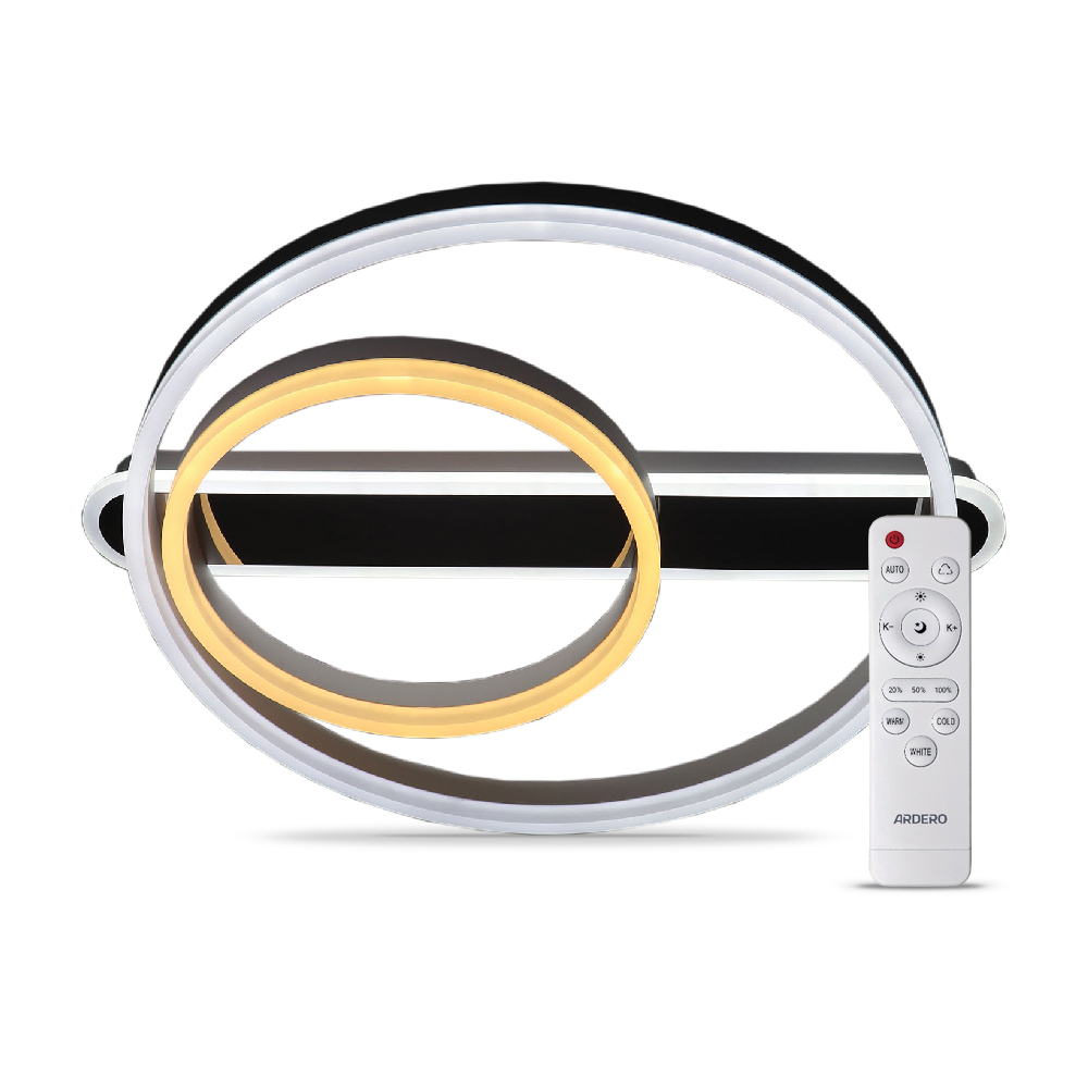 [7905] Світлодіодна накладна люстра Ardero AL6172-1ARD PROTEA 95Вт білий