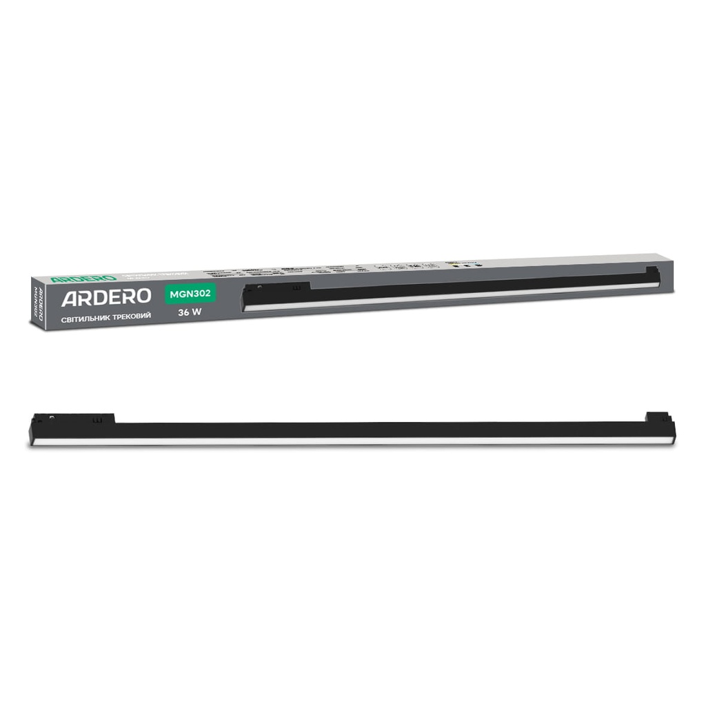 [8247] Світлодіодний магнітний трековий світильник Ardero MGN302 36Вт 4000K