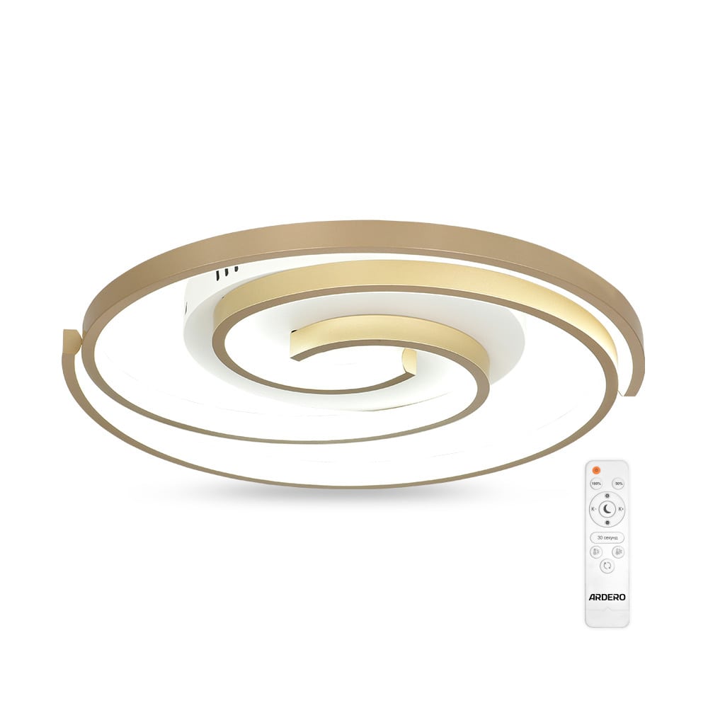 [8338] Світлодіодний світильник Ardero AL6116ARD MONICA 75Вт золото