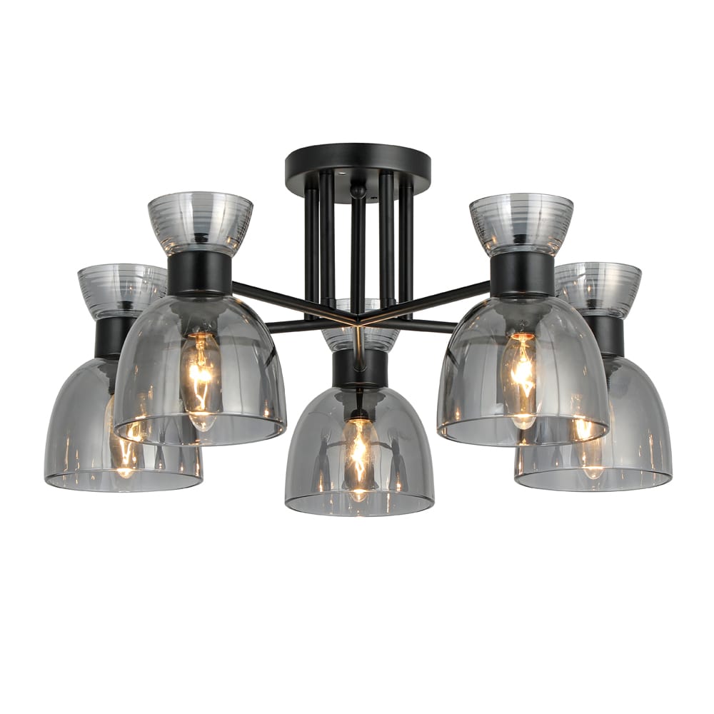 [8390] Накладний світильник Ardero BL1250-1 MARSEILLE під лампу чорний