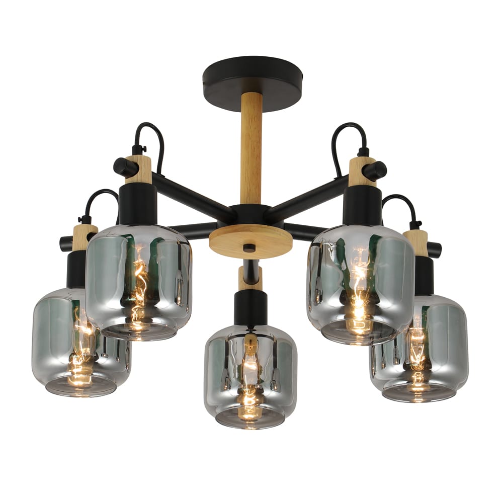 [8398] Накладний світильник Ardero BL1450-1 DENVER під лампу чорний