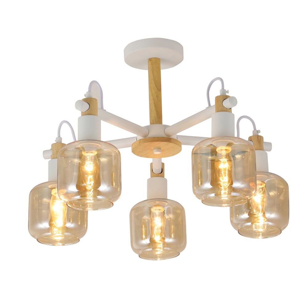 [8403] Накладний світильник Ardero BL1450-2 DENVER під лампу білий