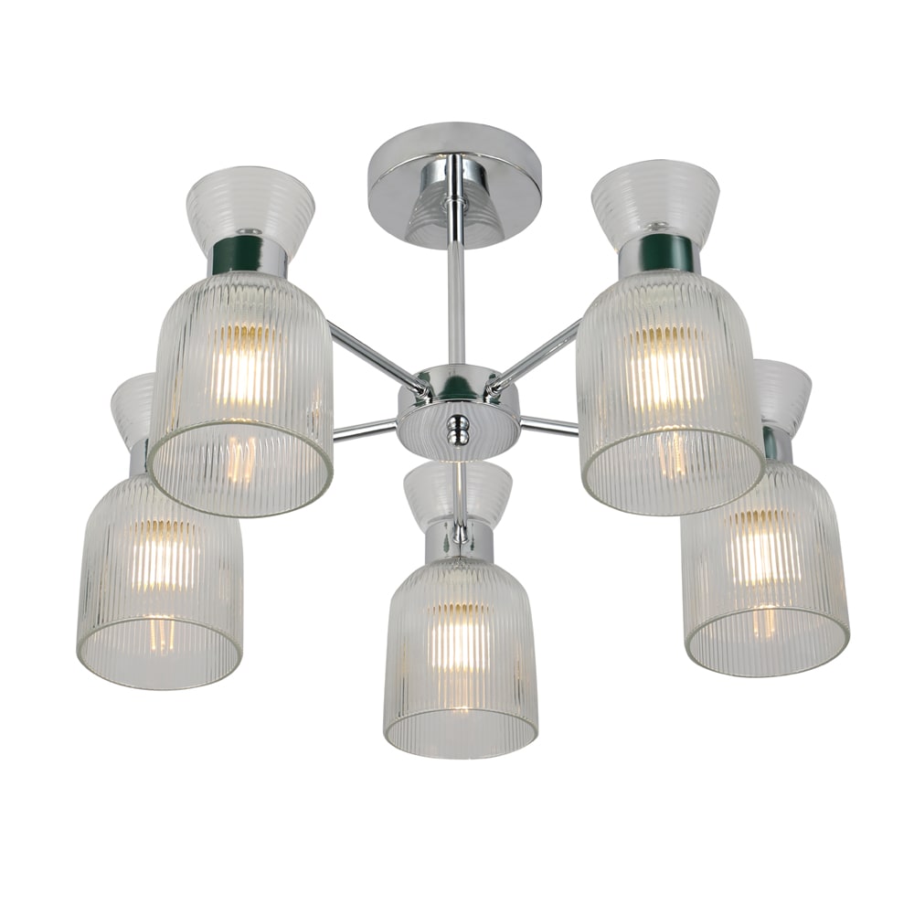 [8419] Накладний світильник Ardero BL1650-3 SHARLOTT під лампу хром