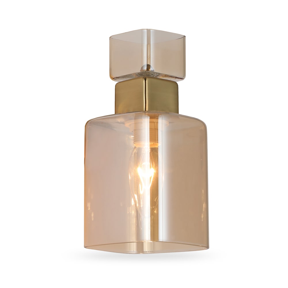 [8468] Плафон OLIVIA бурштин