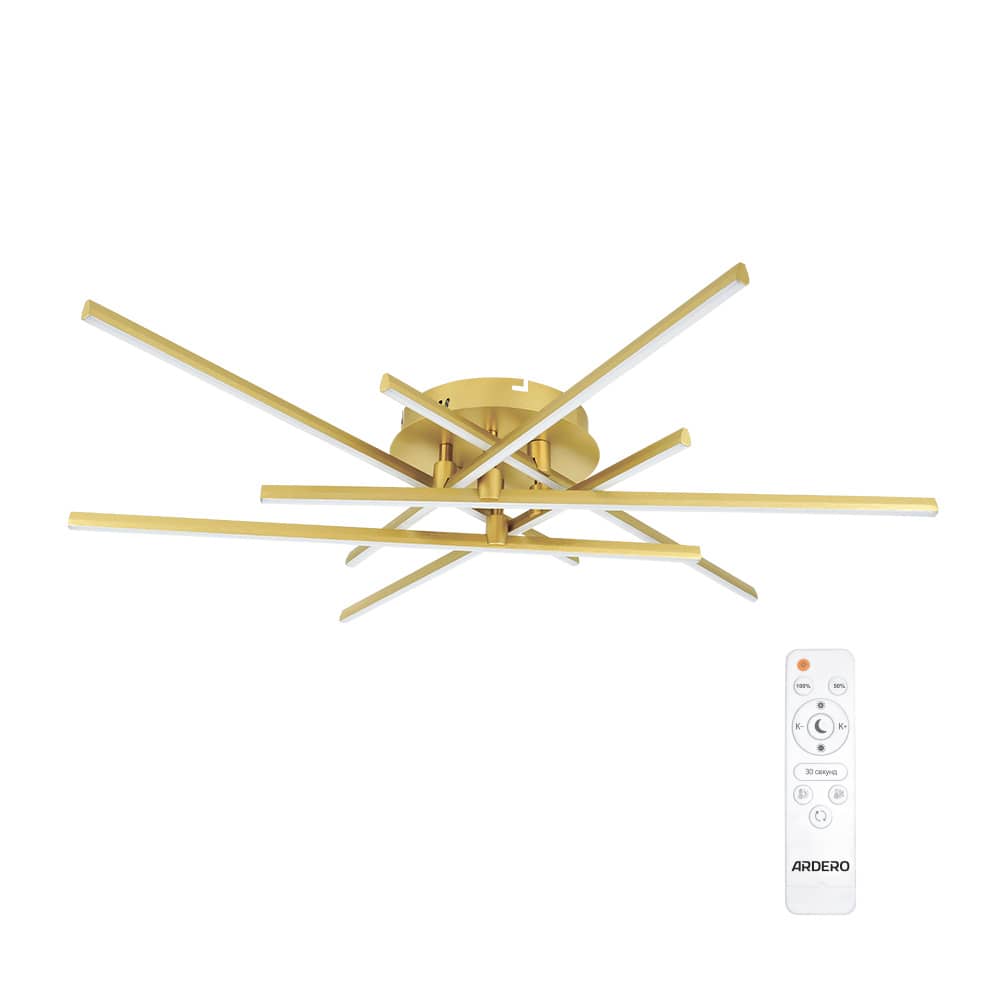 Світлодіодний світильник Ardero AL6480ARD TEO 90Вт золото