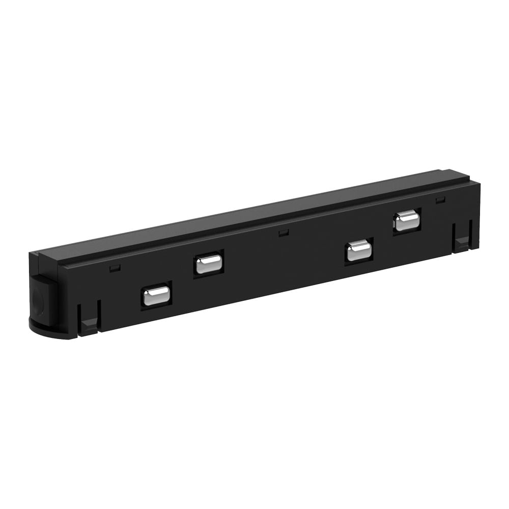 Короткий прямий конектор Ardero LD3001 чорний