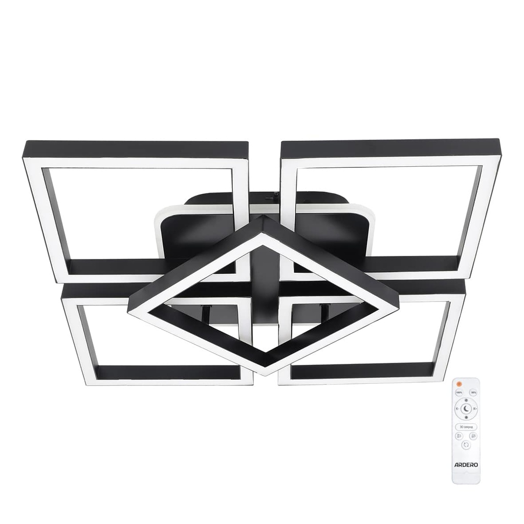 [8901] Світлодіодний накладний світильник Ardero AL6491ARD URBAN 105Вт чорний