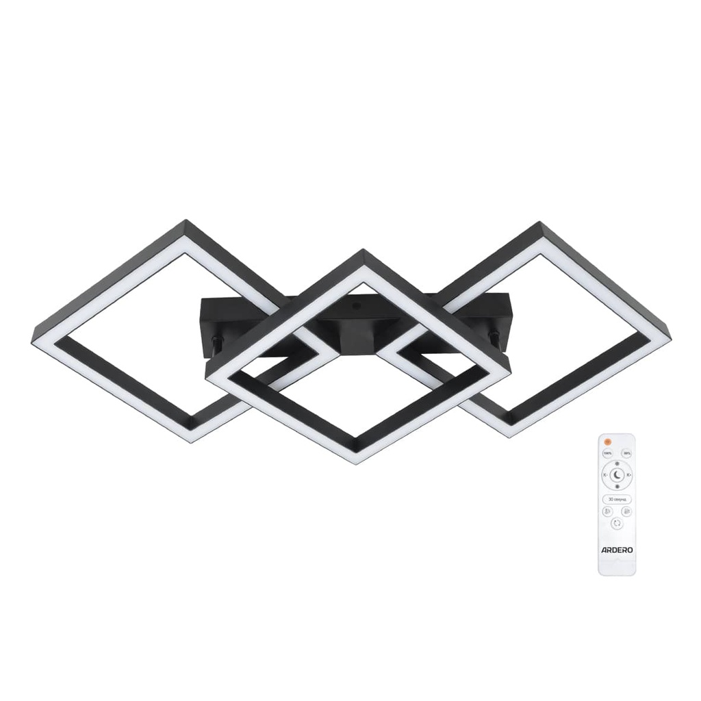 [8903] Світлодіодний накладний світильник Ardero AL6492ARD URBAN 55Вт чорний