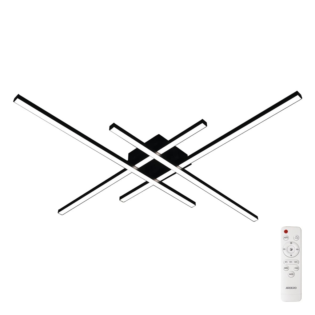 [8942] Світлодіодний накладний світильник Ardero AL6183ARD NAVIGATOR 44Вт чорний