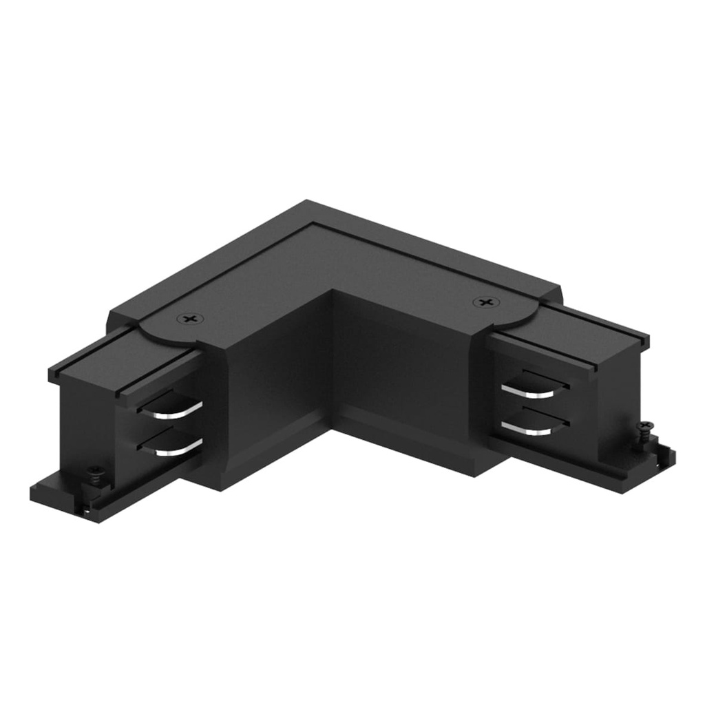 [8970] З'єднувач кутовий Ardero LD1301-LR для шинопроводу трифазного чорний