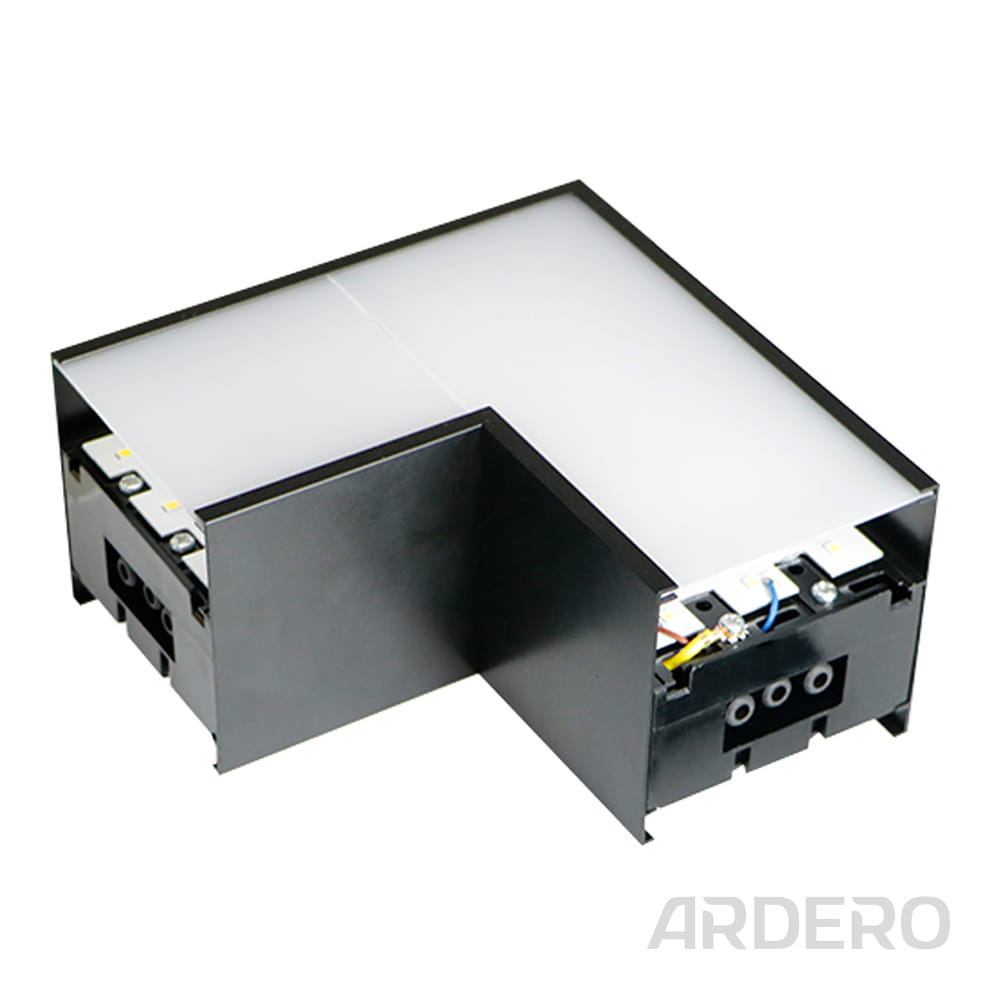 [8972] L-з'єднувач Ardero AL4025-L 5Вт 4000K для світильників AL4025 чорний