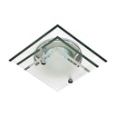 Вбудований світильник Feron DL4153 під лампу хром