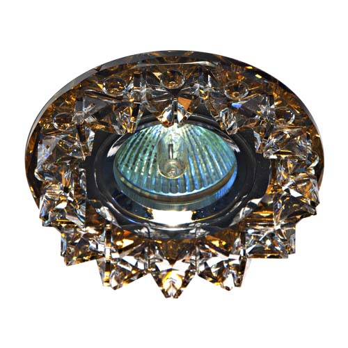 Вбудований світильник Feron CD2542 під лампу прозорий чайний