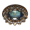 Вбудований світильник Feron CD2542 під лампу прозорий чайний