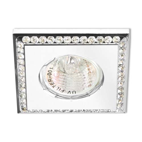 Вбудований світильник Feron DL102-W під лампу прозорий