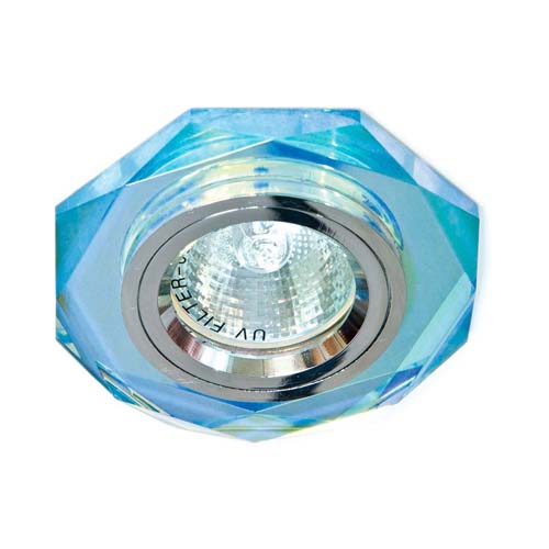 [2786] Вбудований світильник Feron 8020-2 під лампу 7-мультиколор