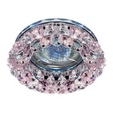 Вбудований світильник Feron CD4141 під лампу бузковий хром