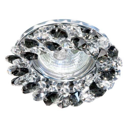 [3012] Вбудований світильник Feron CD4141 під лампу чорний хром