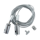 Комплект SR-U для підвісного кріплення профілю (трос 1м + кліпси по 2шт.)