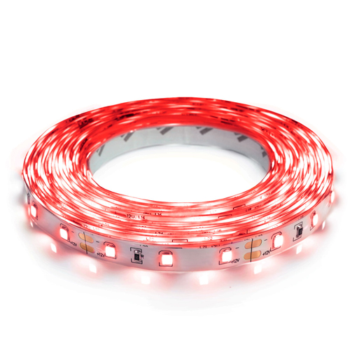 [3_2569] Світлодіодна стрічка OEM ST-12-2835-60-R-20 червона, негерметична, 1м