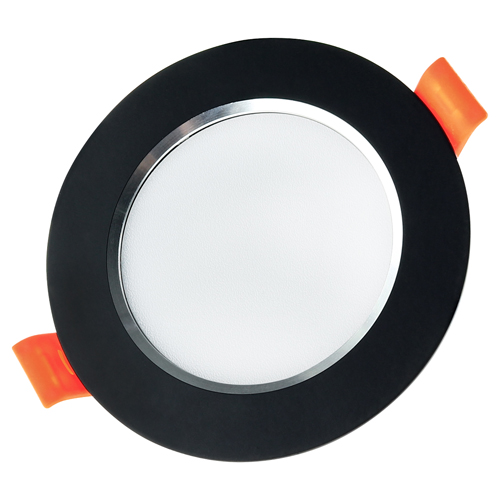 [3_2613] Світильник світлодіодний Biom DF-6B 6Вт чорный круглий 5000К