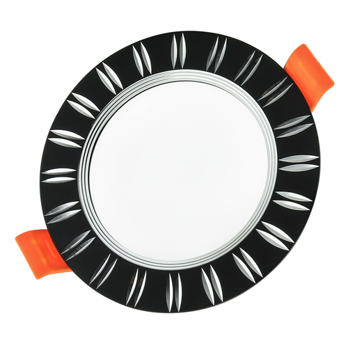 [3_2619] Світильник світлодіодний Biom DFR-6B 6Вт чорний круглий 5000К