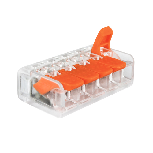 [3_2631] Клема швидкого монтажу WT-465 5 входів 32А 400В 0.14-4mm2