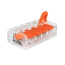 Клема швидкого монтажу WT-465 5 входів 32А 400В 0.14-4mm2