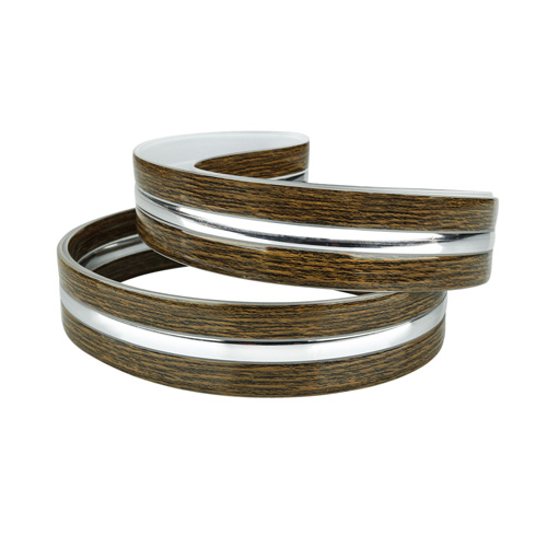 [3_2683] Декоративна стрічка DS-R330-07-BWS к світильнику DEL-R-20-24-4 DIY ( горіх+1 срібна смужка)