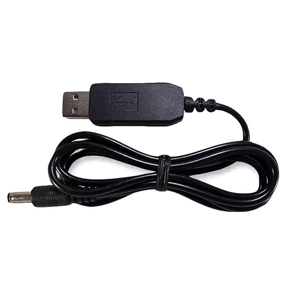[3_2851] Кабель живлення з перетворювачем DC5-DC12V USB-5.5 1А 90см