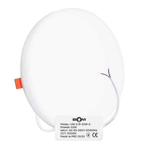 [3_2879] Світильник світлодіодний Biom UNI-2-R32W-5 32Вт круглий 5000К
