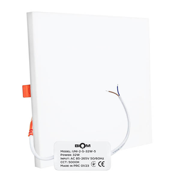 [3_2893] Світильник світлодіодний Biom UNI-2-S32W-5 32Вт квадратний 5000К