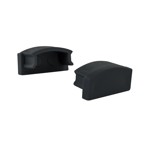 Заглушка BIOM ZP-7B для профіля LP-7B 6,5х15мм, чорна