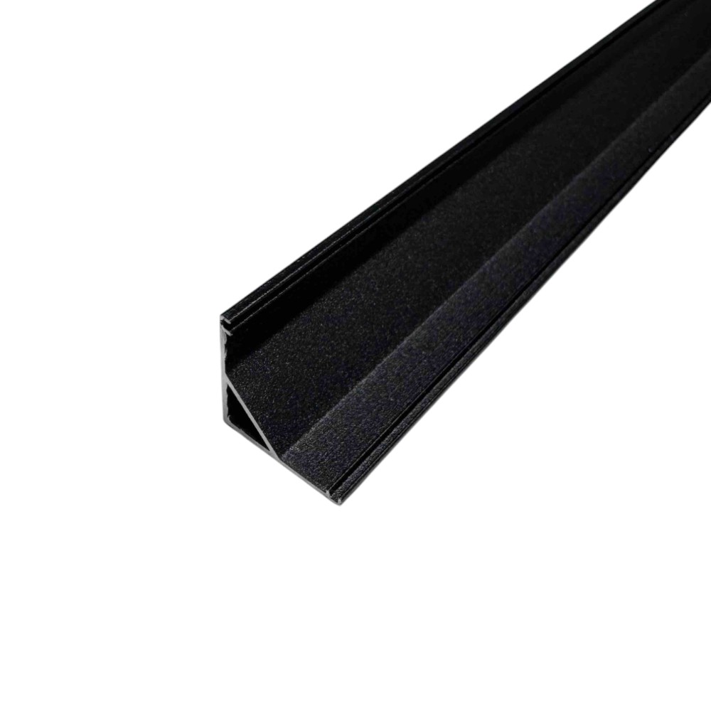 Профіль алюмінієвий BIOM угловой ЛПУ16B 16х16 чорний (палка 2м), м