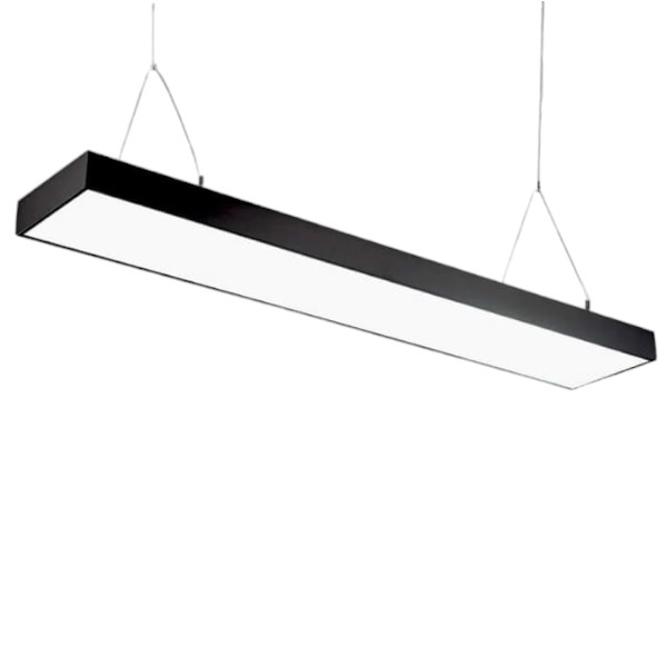 Лінійний LED світильник LN-5-68-12015-5-В 68W 5000К 1200mm чорный з підвісом
