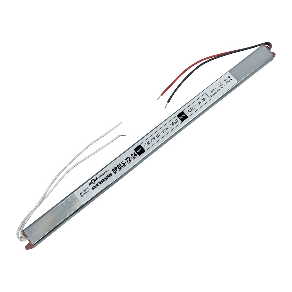 Блок живлення BIOM Professional DC24 72W BPBLS-72-24 3А stick