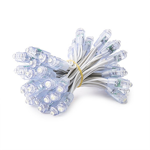 [3_2335] Світлодіод швидкого монтажу JL 0,1W, 12В, IP65 6500К білий