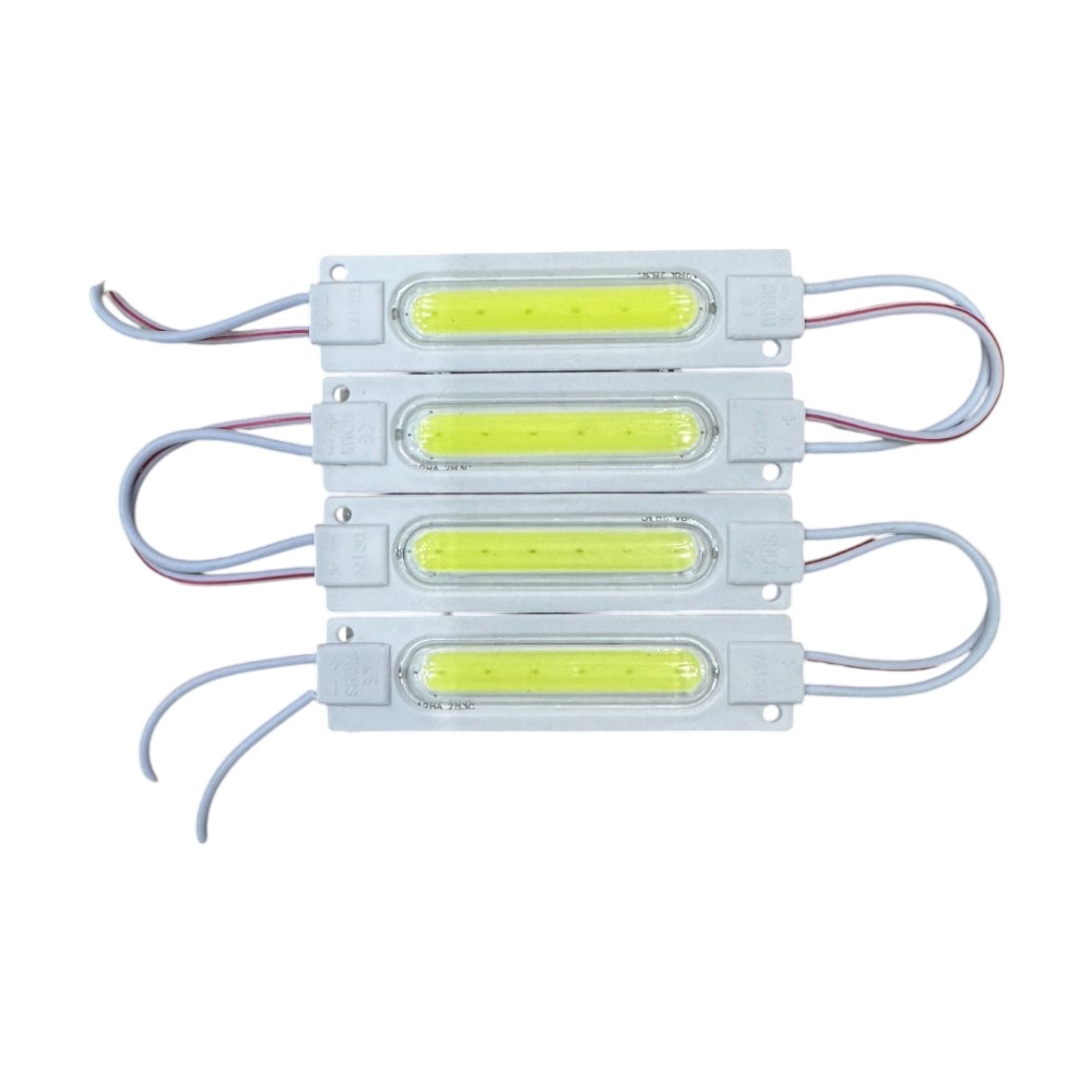 [3_2450] Світлодіодний модуль BRT M2 COB 2W 6500K, 12В, IP65 білий з лінзою