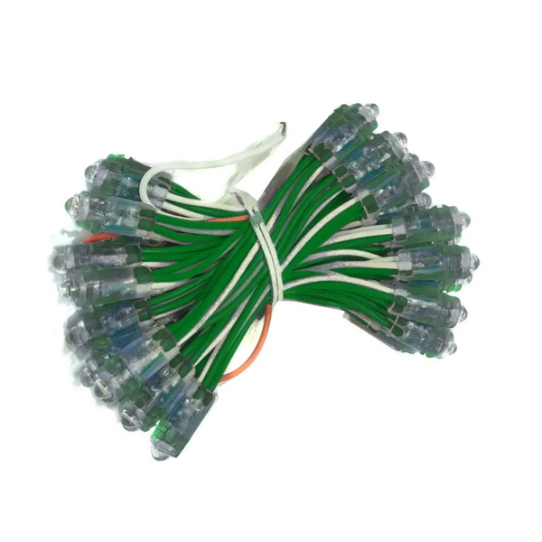 [3_2477] Світлодіод швидкого монтажу JL 0,1W, 12В, IP65 зелений