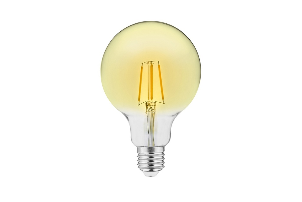 Лампа GTV LED 4W FILAMENT VINTAGE, G95, 3000K, E27 (LD-G95FV4-30)