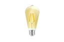 Лампа GTV LED 4W FILAMENT VINTAGE, ST64, 3000K, E27 (LD-ST64FV4-30)