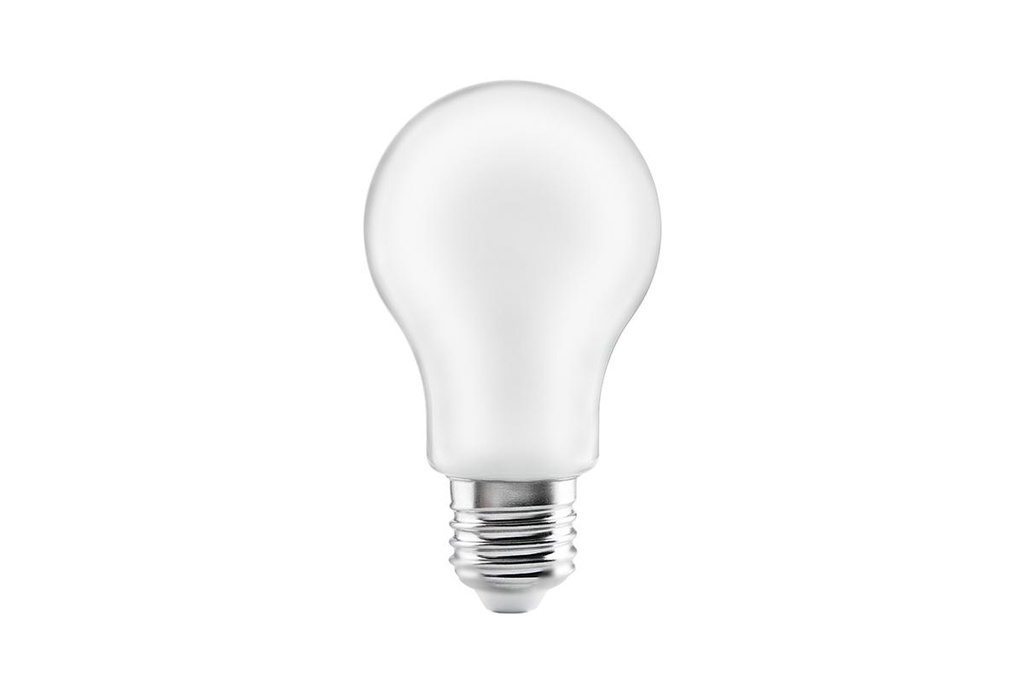 Лампа GTV LED 8W Молочний Filament A60, 3000K, E27 (LD-A60FL8M-30)