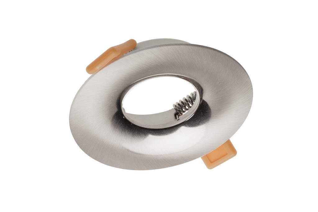 Світильник врізний точковий GTV AURORA, IP20, круглий, срібний