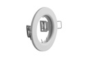 Світильник врізний точковий круглий GTV PARMA, IP20, білий (сталь)