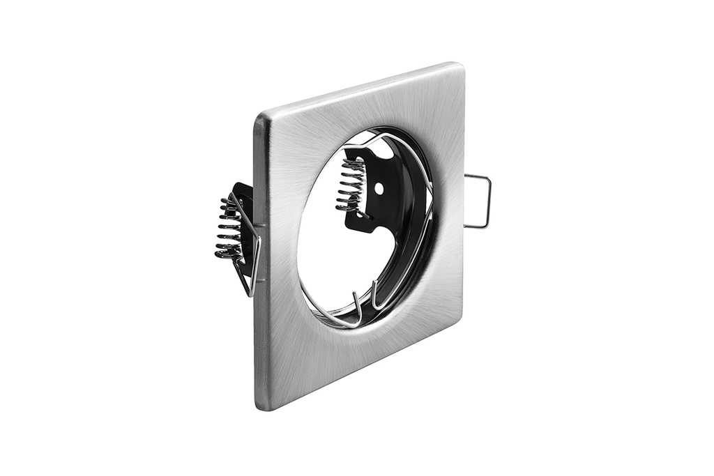 Світильник врізний точковий GTV PARMA, IP20, інокс (сталь)