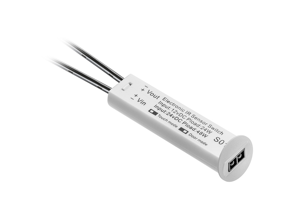 Датчик-вимикач безконтактний універсальний GTV AE-WBBUNI-10DIM димерний Білий