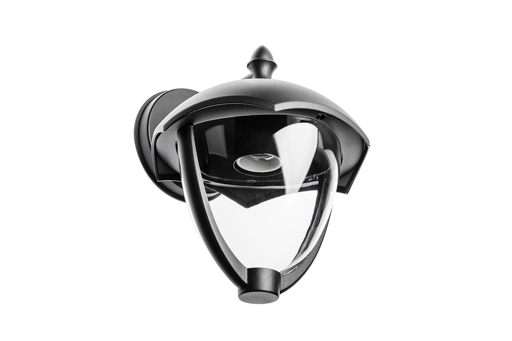 Світильник садовий GTV GRANDE-AD, E27, MAX.60W, IP54, чорний