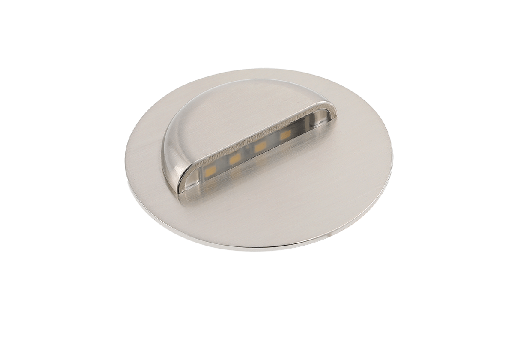 Світильник сходовий GTV LED ESCADA 0,8W, 4000K, DC 12V, IP20, круглий