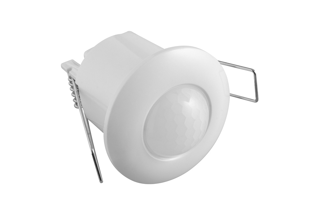 Датчик руху з регулюванням чутливості сутінків GTV CR-CR5M00-00, 800W, IP20, 360⁰, CR-5 mini, білий